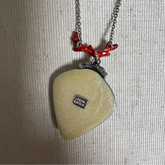 Alexis Bittar Coral Deco Lucite Pendant Necklace - Picture 4 of 8